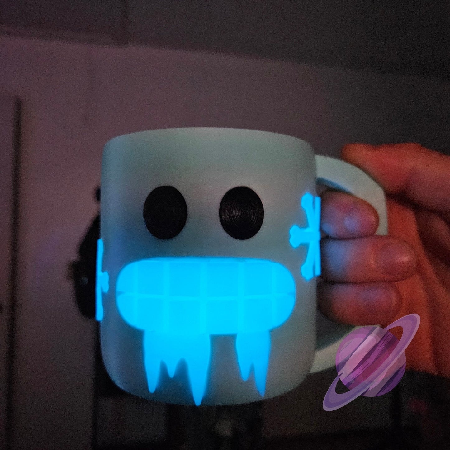 BRAIN FREEZE- 3D PRINTED ICE CREAM PINT HOLDER