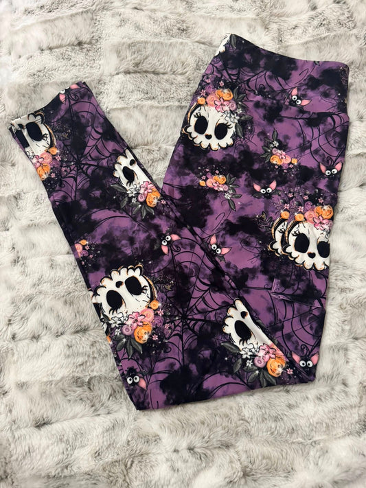 Cute Hallo Full Length Leggings With Pockets