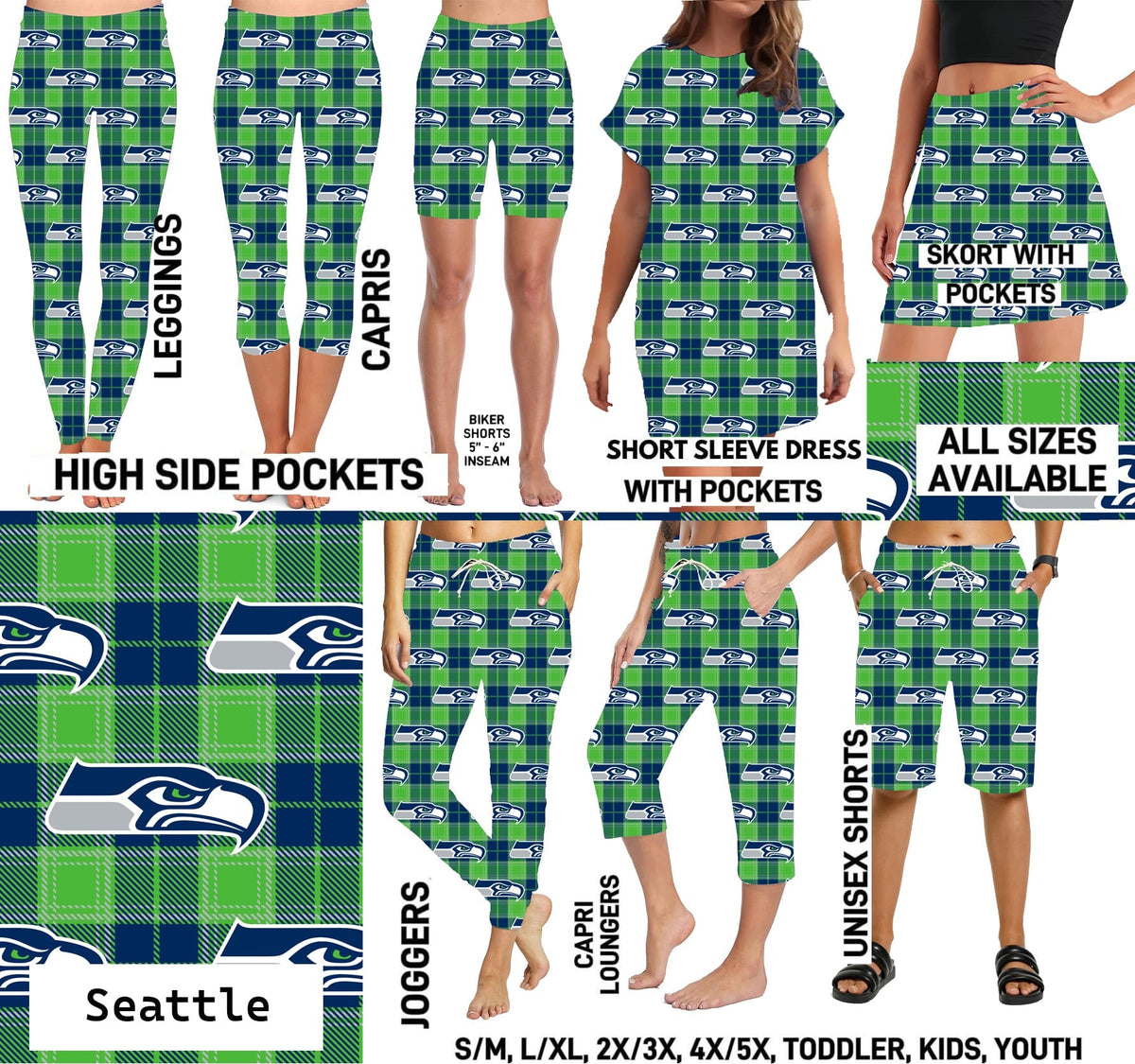FTBP - Seattle FB Plaid - Preorder Due 9/30 ETA: Mid-Nov