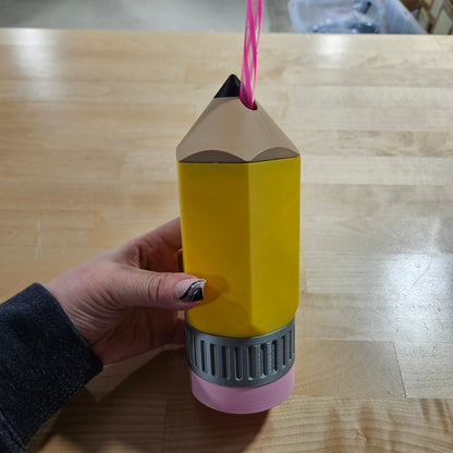 3D PRINTED CUSTOM PENCIL 12 OUNCE SKINNY CAN HOLDER