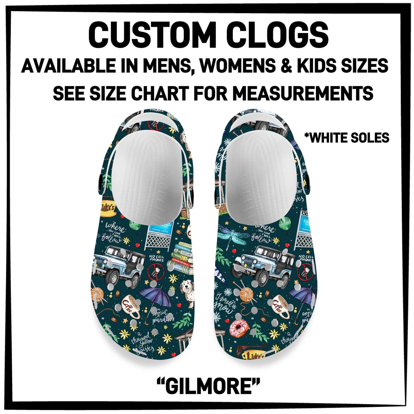 C8LG - Gilmore Custom Clogs - Preorder Closing 6/10 ETA: Mid-Aug