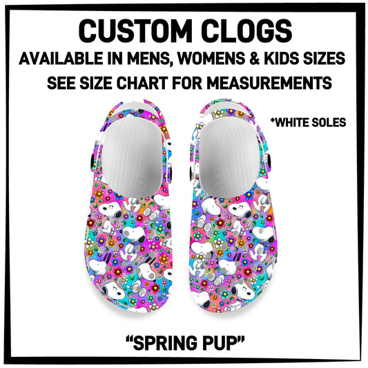C8LG - Spring Pup Custom Clogs - Preorder Closing 6/10 ETA: Mid-Aug
