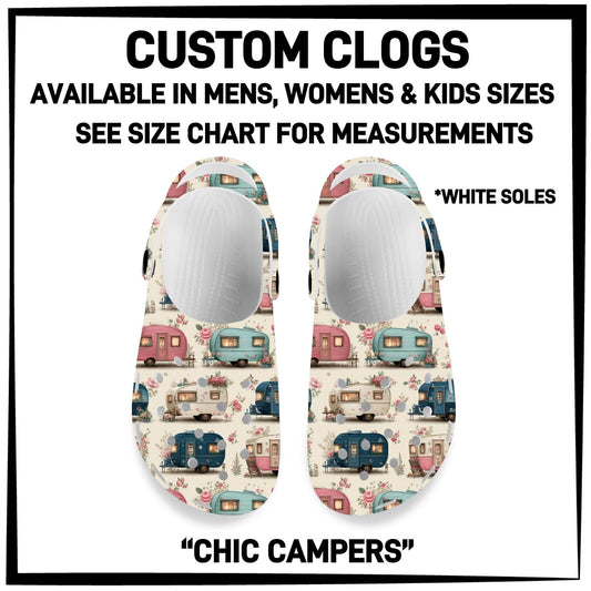 C8LG - Chic Campers Custom Clogs - Preorder Closing 6/10 ETA: Mid-Aug