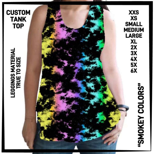 CTT1 - Smokey Colors Tank Top - Preorder Closing 6/23 ETA: Late Aug