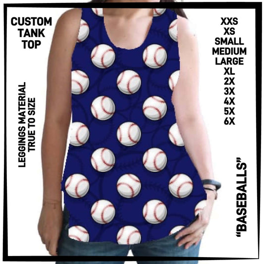 CTT1 - Baseballs Tank Top - Preorder Closing 6/23 ETA: Late Aug