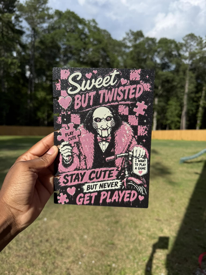 PINK HORROR- 3D PRINTED REFILLABLE NOTEBOOK