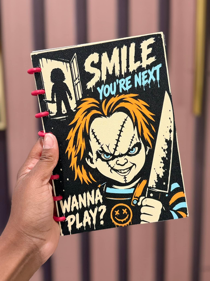 HORROR- 3D PRINTED REFILLABLE NOTEBOOK