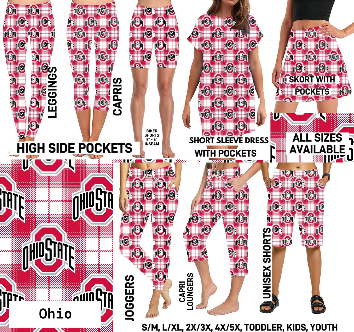 FTBP - Ohio FB Plaid - Preorder Due 9/30 ETA: Mid-Nov