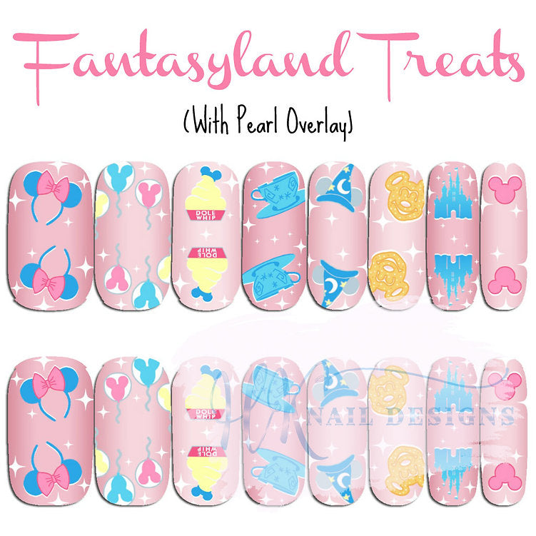 Fantasy Land Treats  Nail Wraps