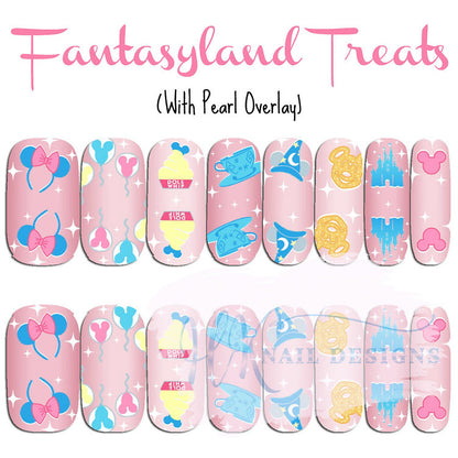 Fantasy Land Treats  Nail Wraps