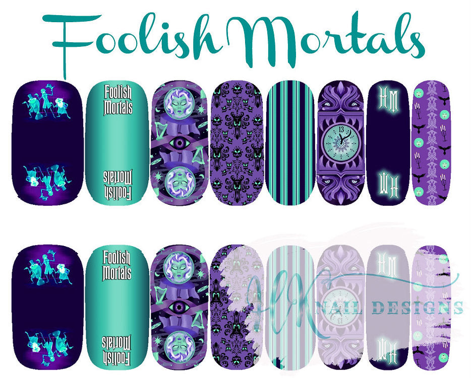 Foolish Mortals Nail Wraps