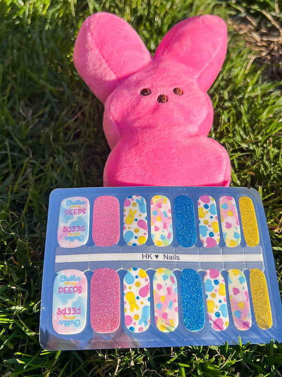 Chilln With My Peeps  Nail Wraps