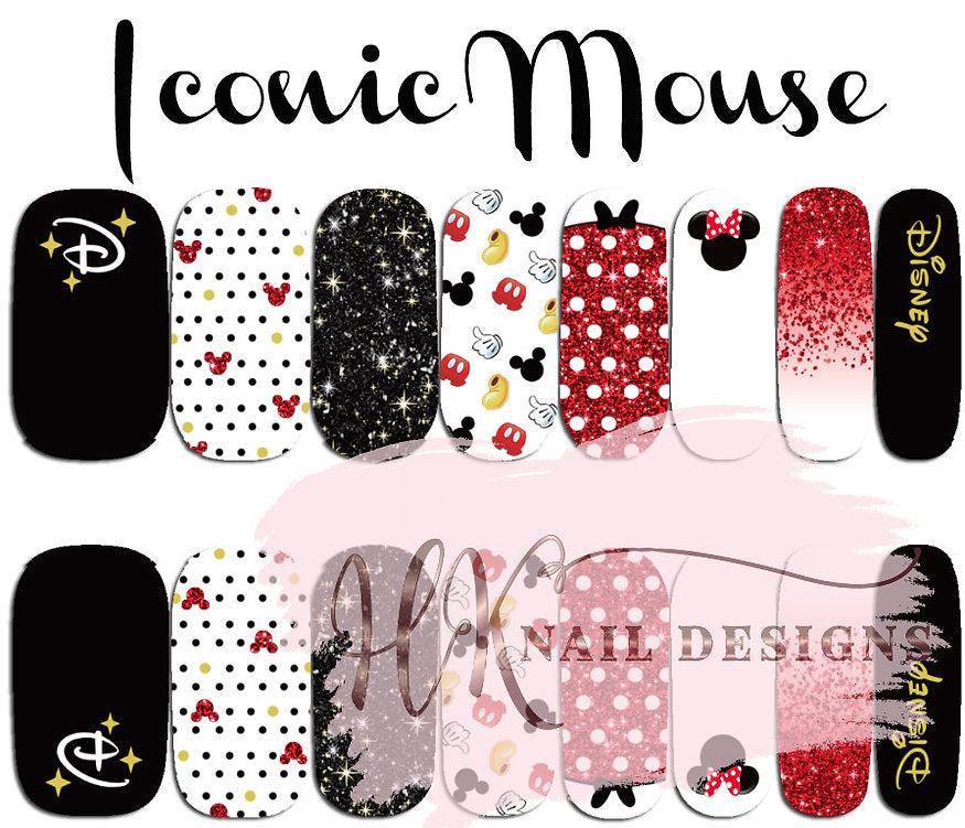 Iconic Mouse Nail Wraps