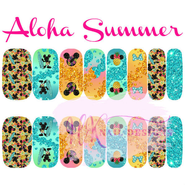 Aloha Summer Nail Wraps