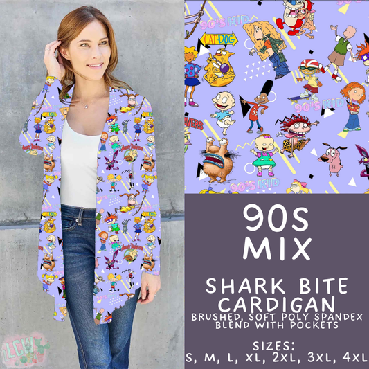 Batch #601 - Cool Characters 19 - Closes 10/21 - ETA mid Dec - 90s Mix Cardigan