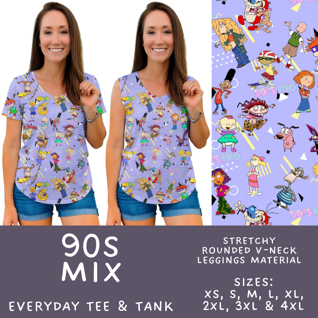 Batch #601 - Cool Characters 19 - Closes 10/21 - ETA mid Dec - 90s Mix Everyday Tank & Tee