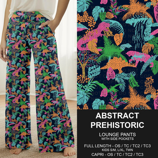 B298 - Preorder Abstract Prehistoric Lounge Pants (Closes 7/05. ETA: early Sept.)