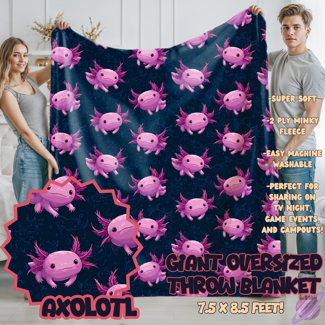 AXOLOTL-OVERSIZED THROW 14-PREORDER CLOSING 10/8