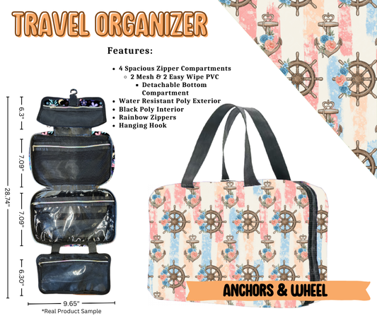 Anchor & Wheels Travel Organizer