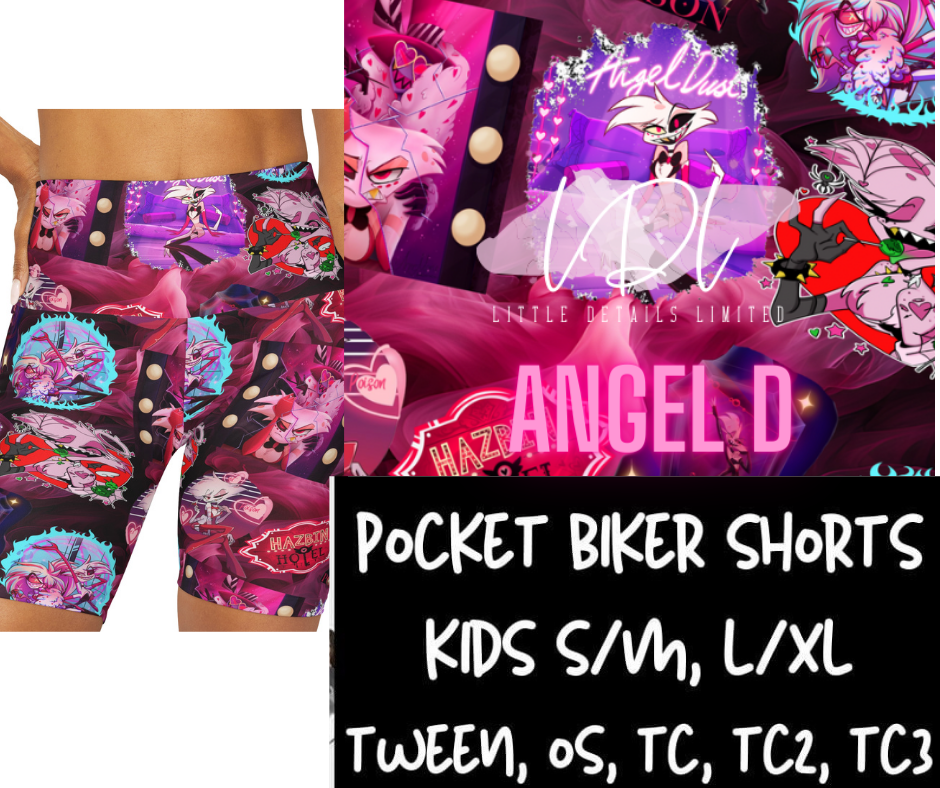 Angel Dust Leggings Full Length or Capri & Shorts W Pockets