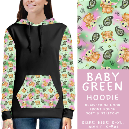 Batch #586 - Cool Characters 18 - Closes 9/16 - ETA mid Nov - Baby Green Hoodie