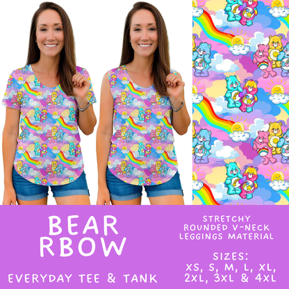 Batch #586 - Cool Characters 18 - Closes 9/16 - ETA mid Nov - Bear RBow Everyday Tank & Tee