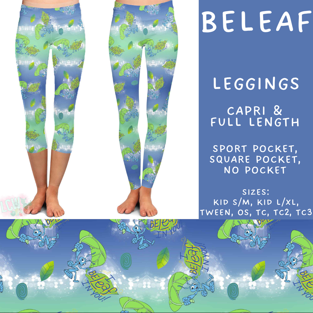 Batch #603 - September Request Run - Closes 10/26 - ETA mid/late Dec - Beleaf Full and Capri Length Leggings