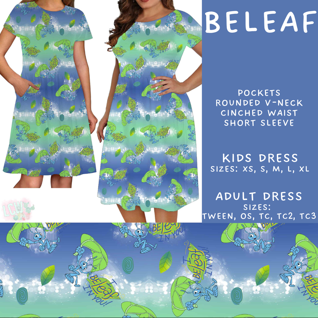 Batch #603 - September Request Run - Closes 10/26 - ETA mid/late Dec - Beleaf Adult & Kids Dresses
