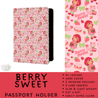 Batch #609 - Travel Collection 2 - Closes 11/6 - ETA early Jan - Berry Sweet Passport Holder