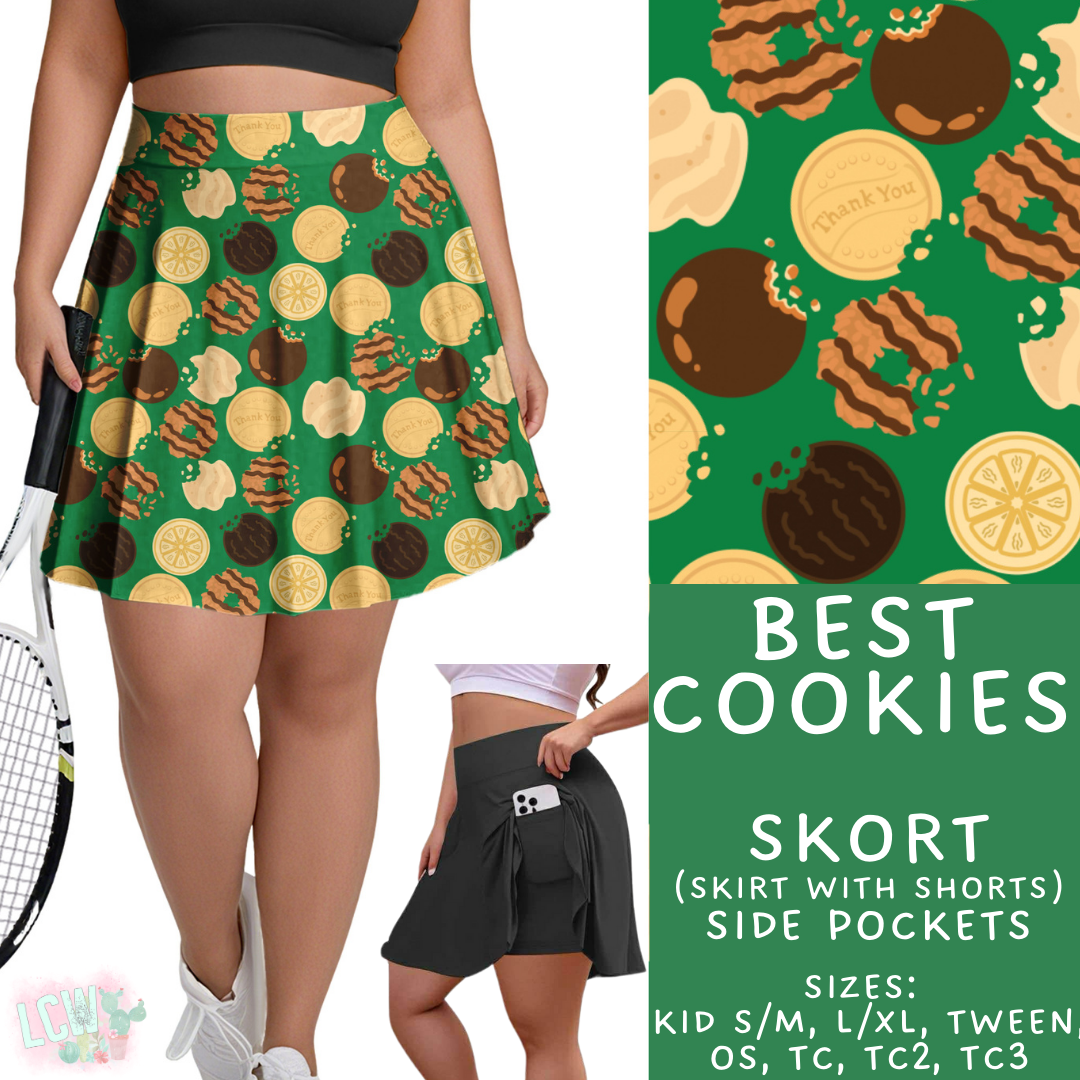 Batch #610 - Cookie Dealer 3 - Closes 11/9 - ETA early Jan - Best Cookies Skort