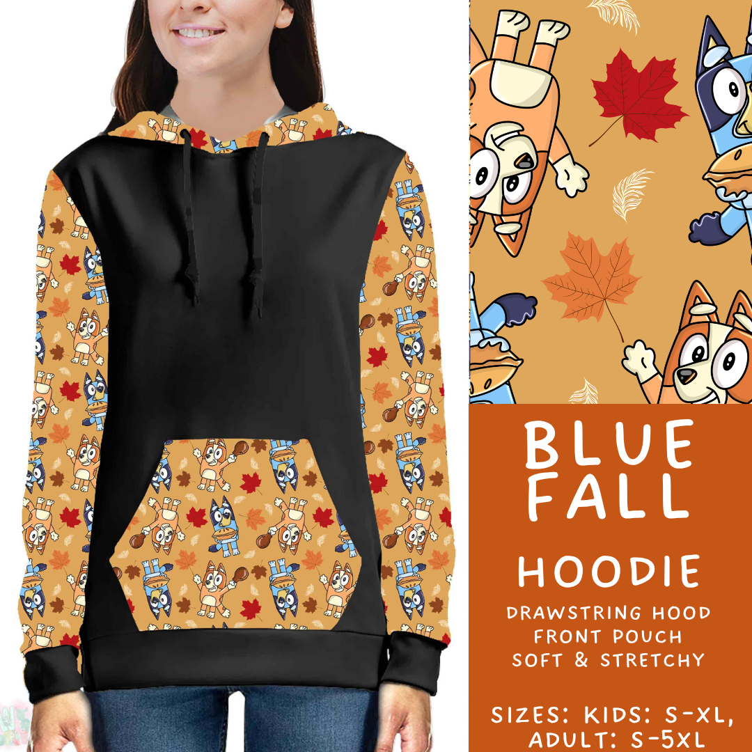 Batch #583 - Magical Character Fall - Closes 9/9 - ETA early Nov - Blue Fall Hoodie