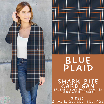 Batch #582 - Hello Fall 3 - Closes 9/7 - ETA early Nov - Blue Plaid Cardigan