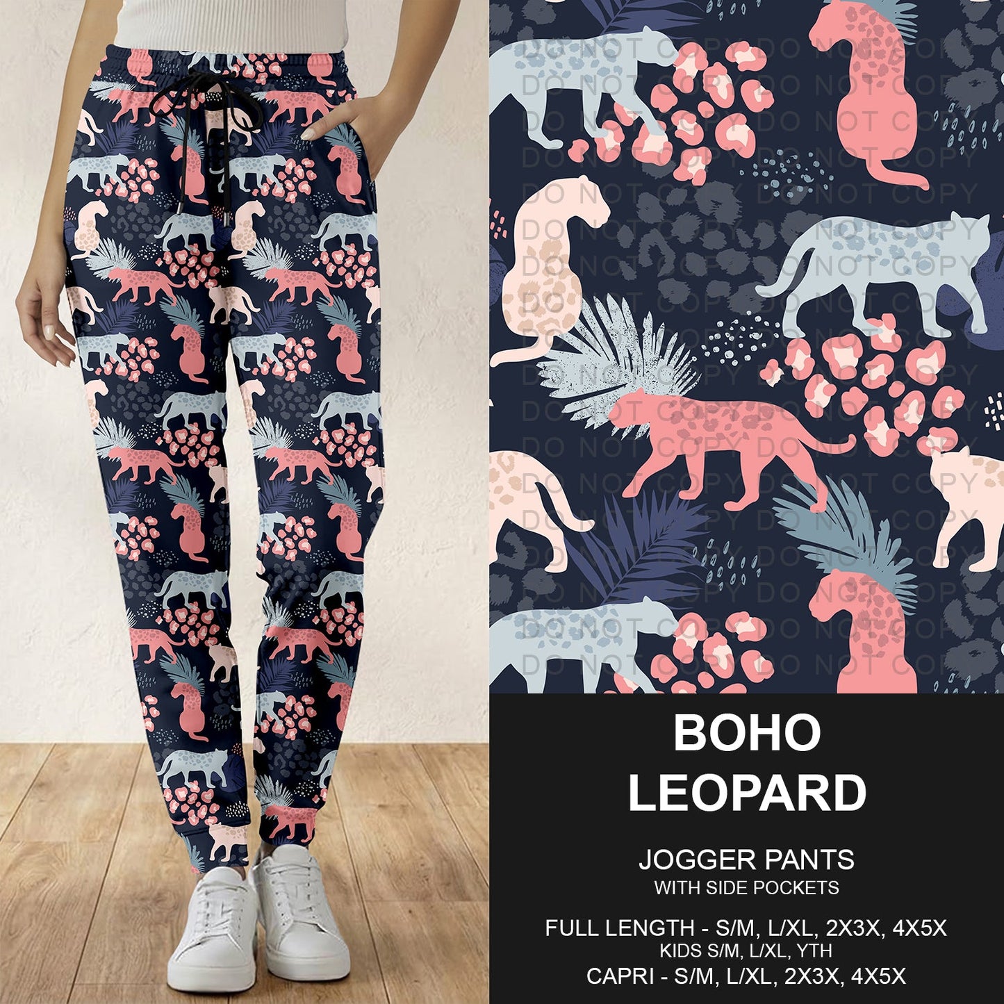 B283 - Preorder Boho Leopard Joggers (Closes 4/05. ETA: mid June)