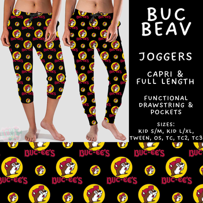 Batch #592 -  Fun Run 27 - Closes 9/30 - ETA late Nov - Buc Beav Full and Capri Length Joggers