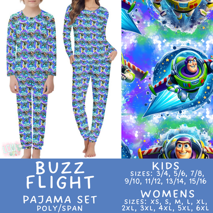 Batch #587 - Family Pajamas 2 - Closes 9/18 - ETA mid Nov - Buzz Flight Women's & Kid's Pajama Sets