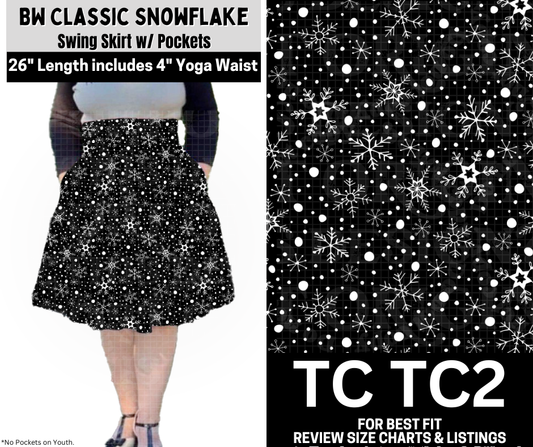BW Classic Snowflake Swing Skirt