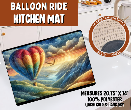Preorder! Closes 10/19. ETA Jan. Balloon Ride Kitchen Mat