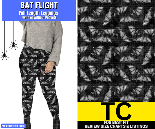 Bat Flight Full Length Leggings w/ Pockets