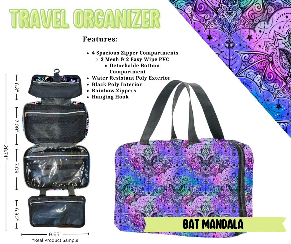 Bat Mandala Travel Organizer