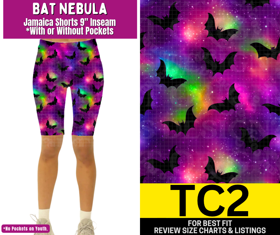 Bat Nebula Jamaica Shorts w/ Pockets
