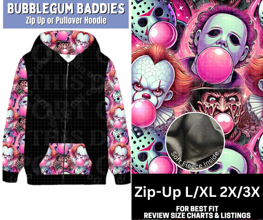 Bubblegum Baddies Zip-Up Hoodie