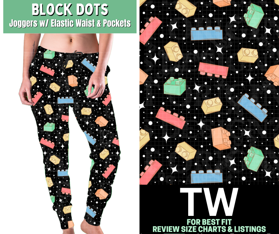 Block Dots Joggers