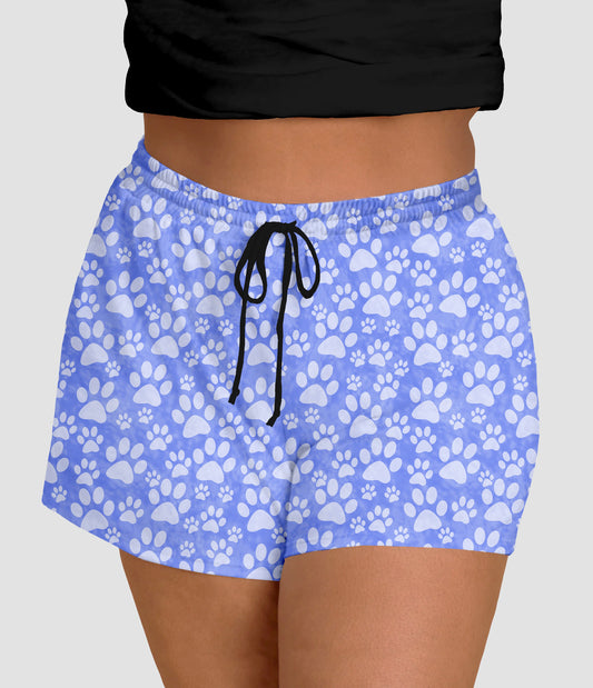 RTS - Blue Paws Jogger Shorts