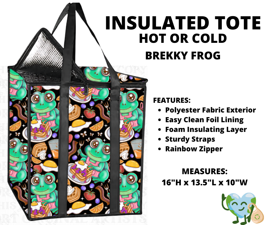 Brekky Frog Insulated Tote