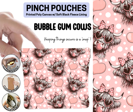 Bubble Gum Cows Pinch Pouches