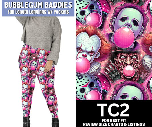 Bubblegum Baddies Full Length Leggings w/ Pockets