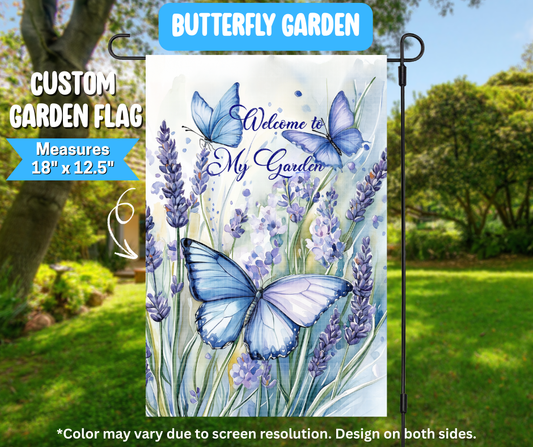 Butterfly Garden - Garden Flag