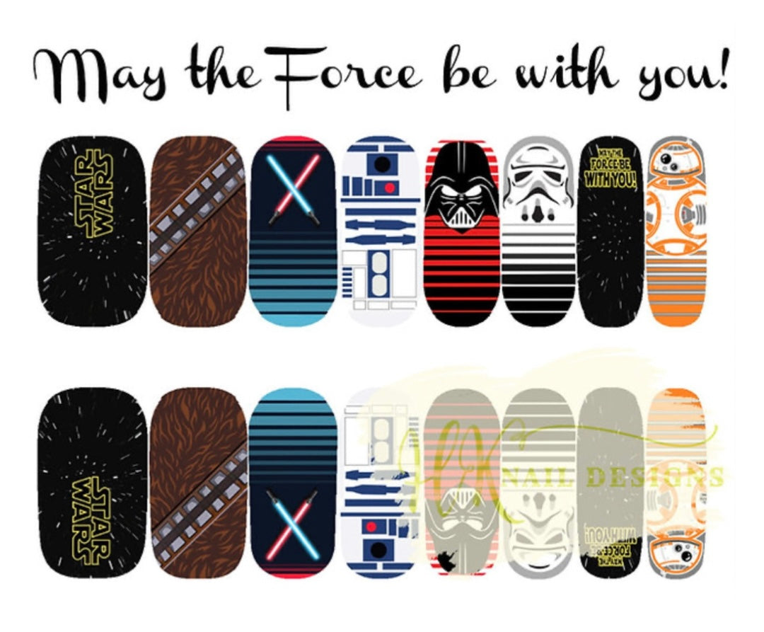 May The Force Be With You  Nail Wraps