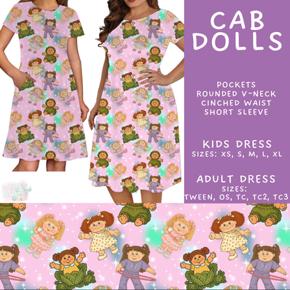 Batch #607 - Fun Run 28 - Closes 11/2 - ETA early Jan - Cab Dolls Adult & Kids Dresses
