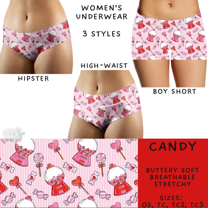 Batch #612 - Valentine's Matching Underwear - Closes 11/11 - ETA mid Jan - Candy Women's Underwear